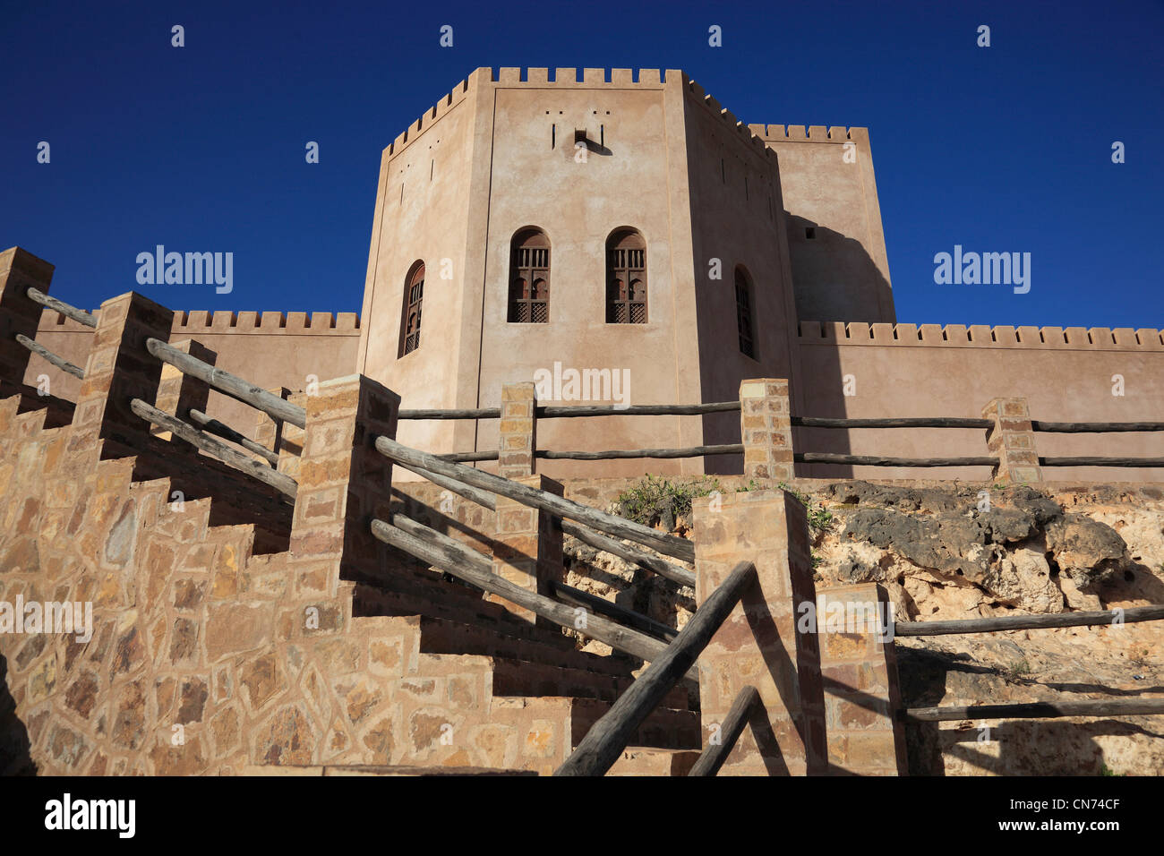 Fort von Taqah, südlicher Oman Stock Photo