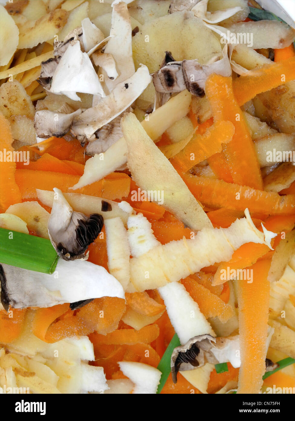 Vegetable peelings kitchen waste food waste Stock Photo Alamy