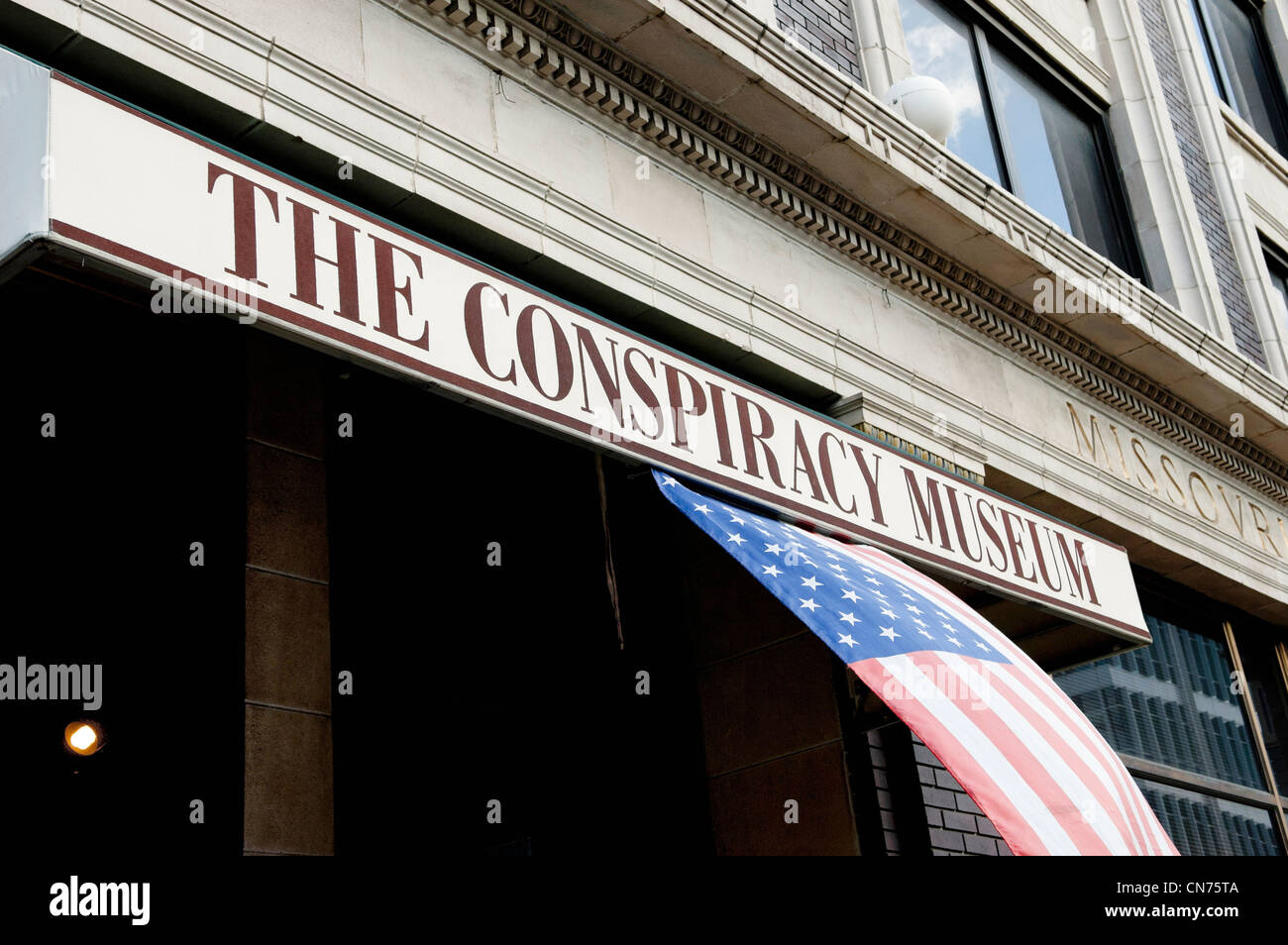 The Conspiracy Museum in Dallas, Texas Stock Photo