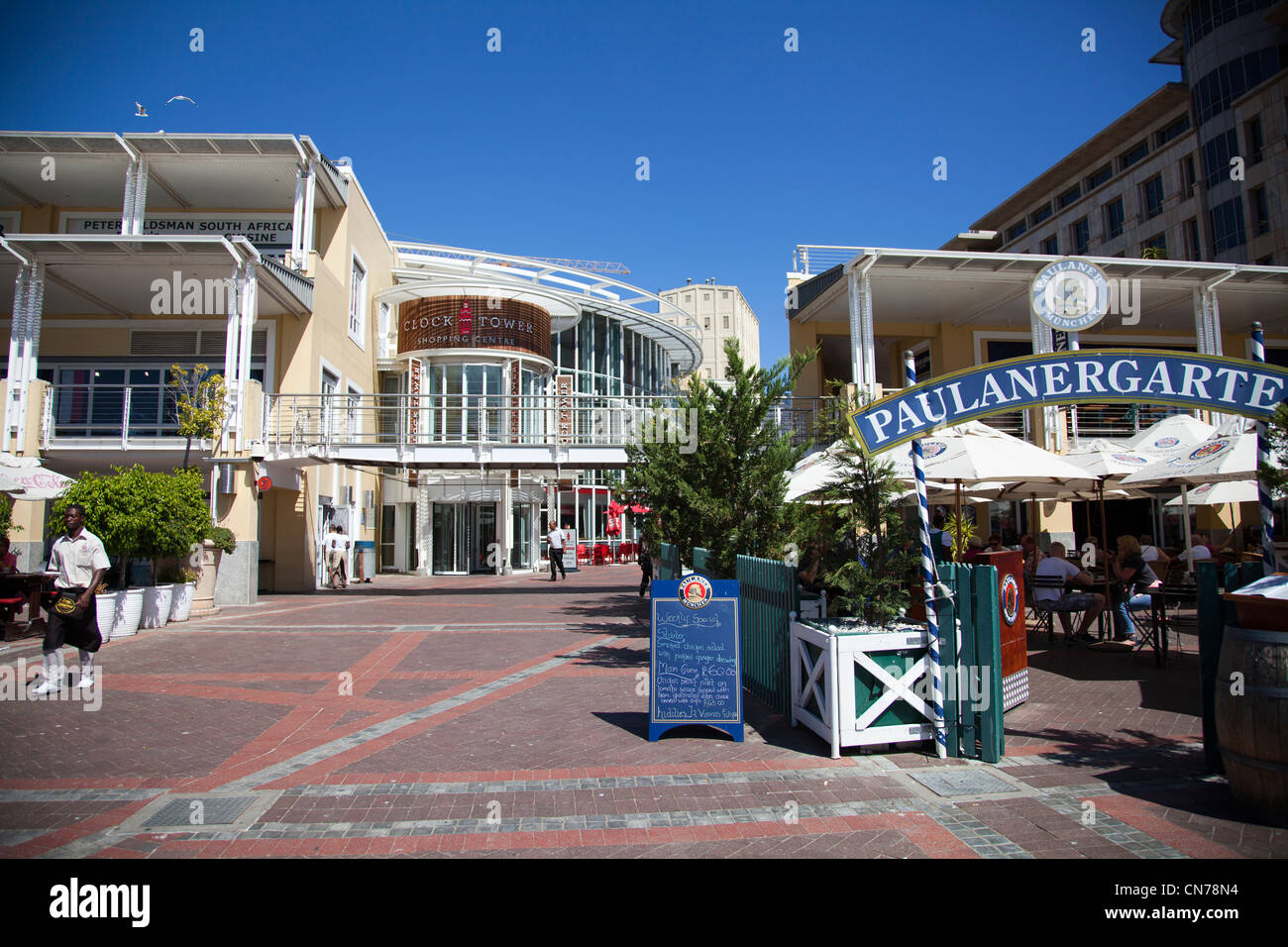 Clock Tower Shopping Centre at Cape Town Waterfront Stock Photo Alamy