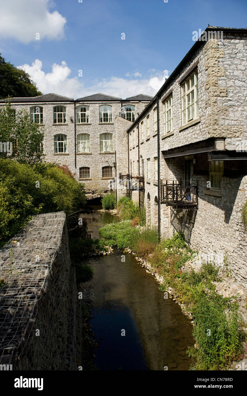 Litton Mill in the Peak District in Derbyshire Stock Photo Alamy