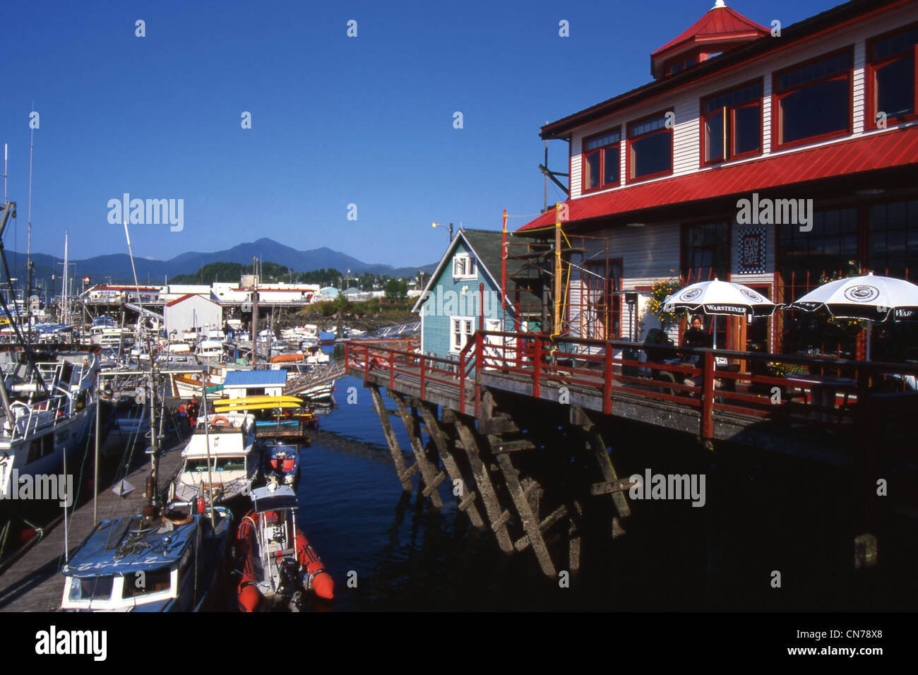 Cow Bay, Prince Rupert, BC Stock Photo