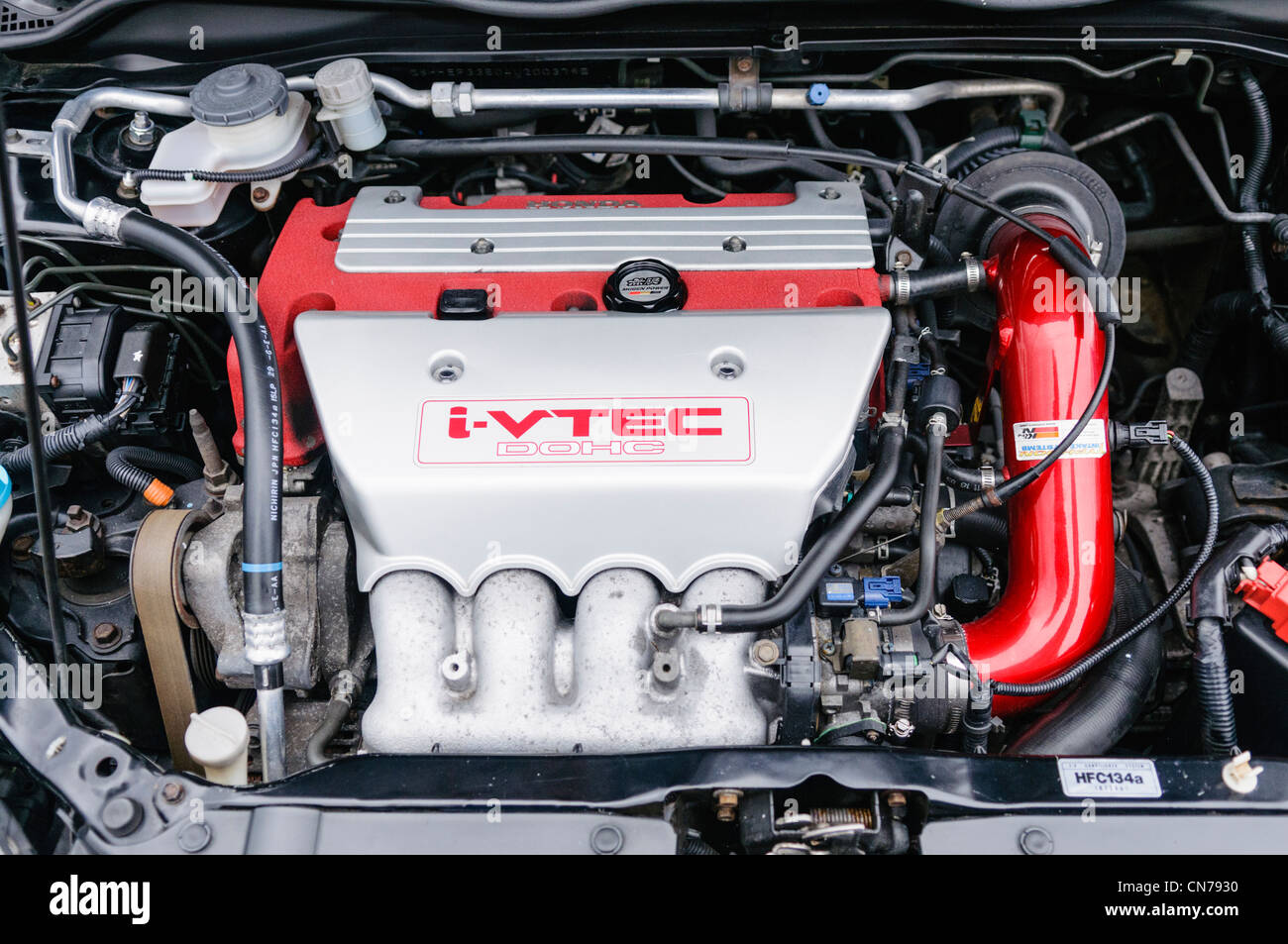 Honda i-VTEC engine Stock Photo