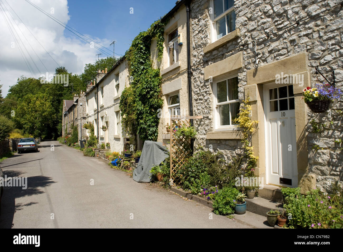 Litton Mill in the Peak District in Derbyshire Stock Photo Alamy