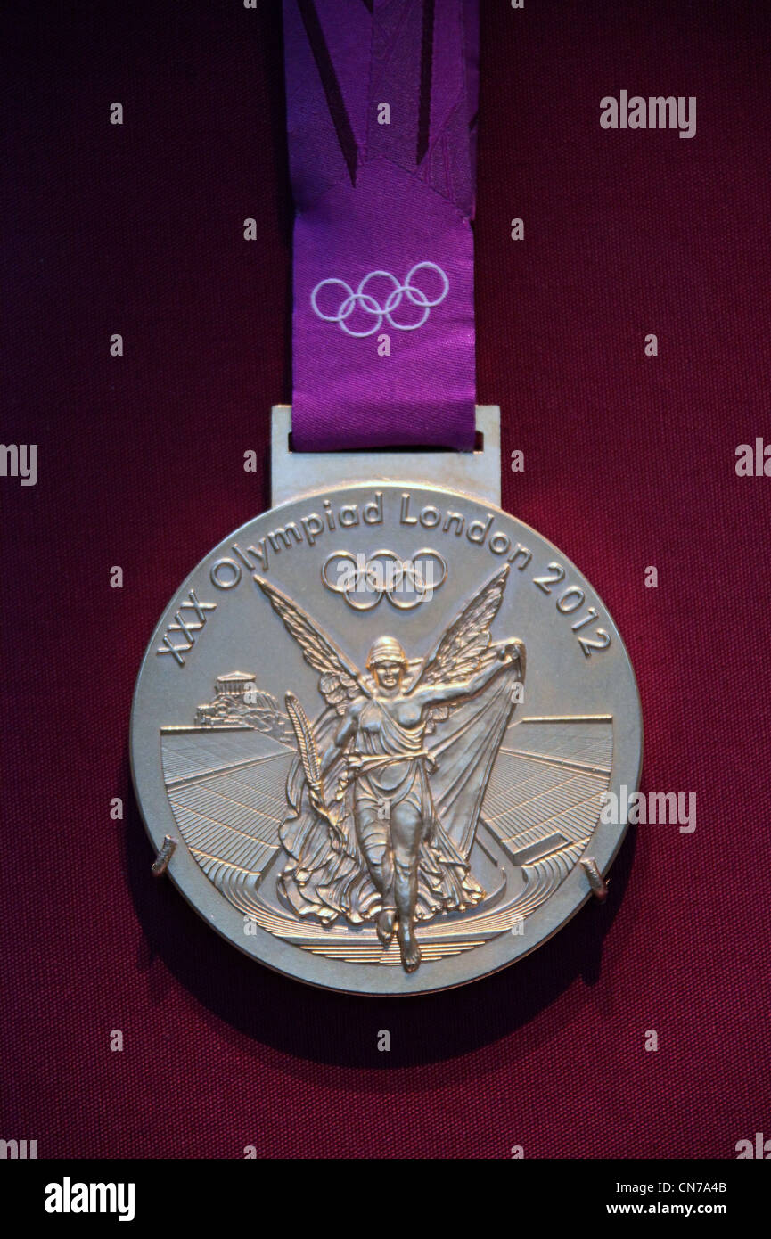 2012 Olympic Gold Medal Stock Photo