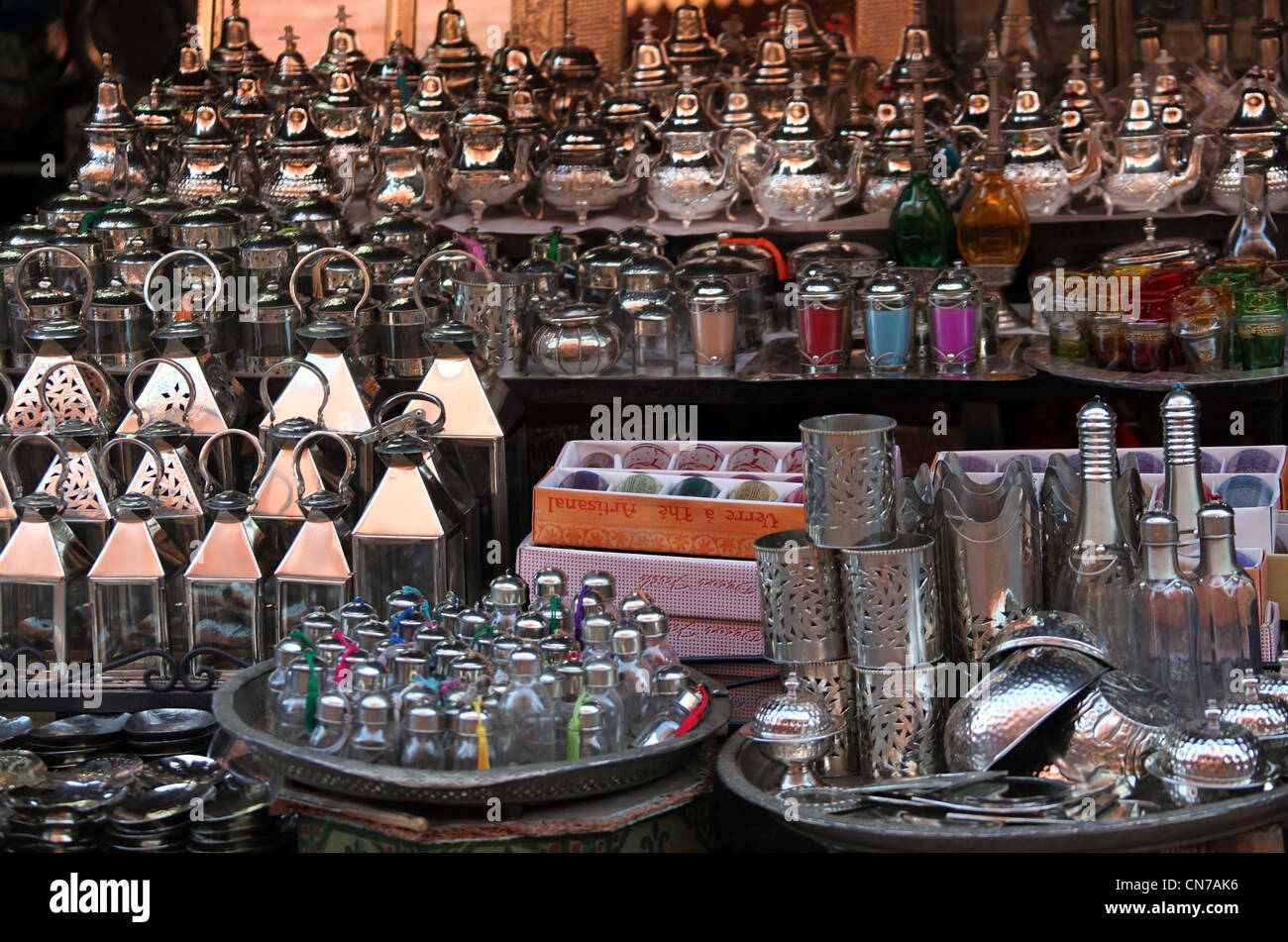 Moroccan Market Stall Stock Photo Alamy
