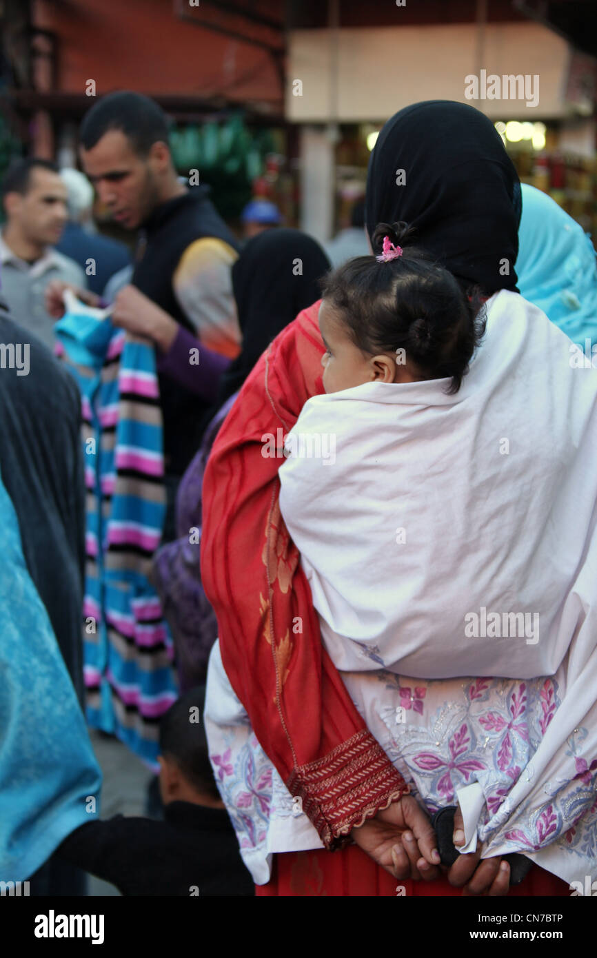 African woman carrying baby on back hi res stock photography and images