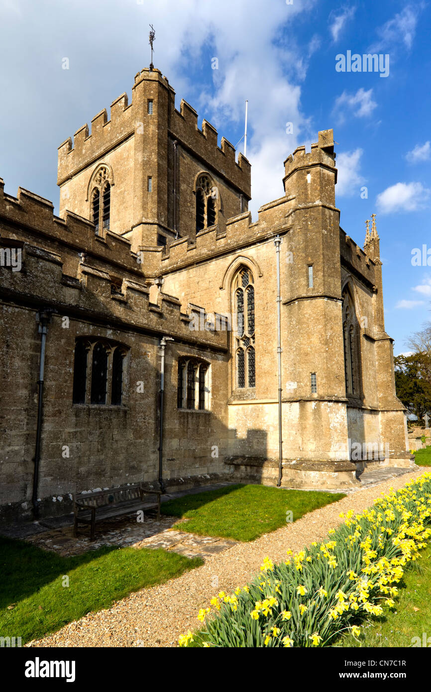 Edington Priory Church, near Westbury, Wiltshire, United Kingdom Stock Photo