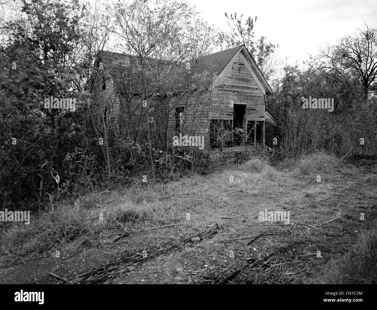 Woody Guthrie Birthplace, Okemah, Okfuskee County, OK Stock Photo