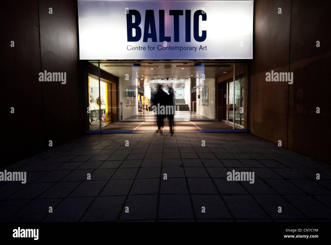 The entrance to the Baltic Centre for contemporary art in Gateshead Stock Photo