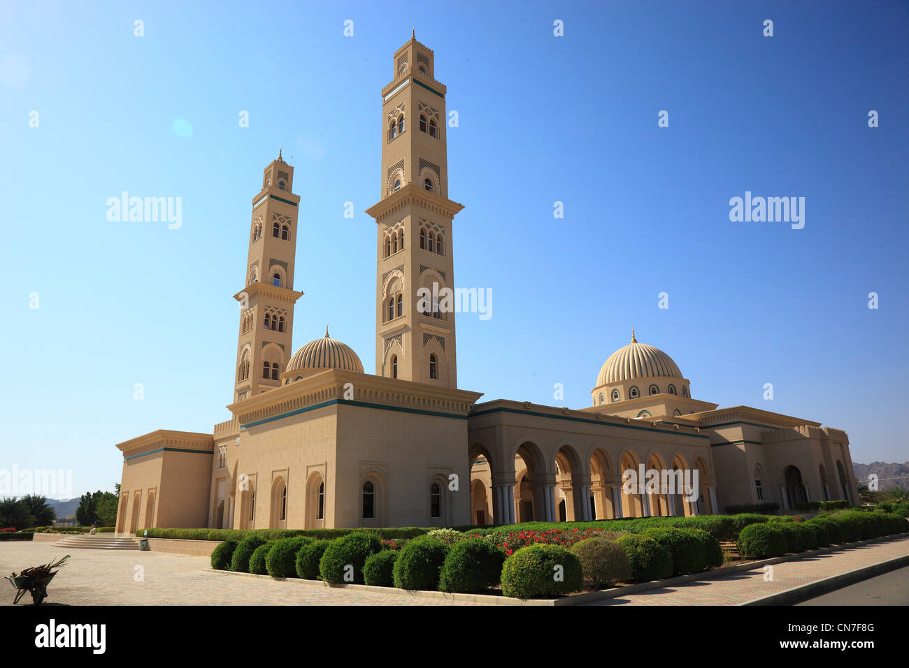 Moschee von Bahla. Die Oasenstadt Bahla ist eine der ältesten Königstädte Omans. Stock Photo