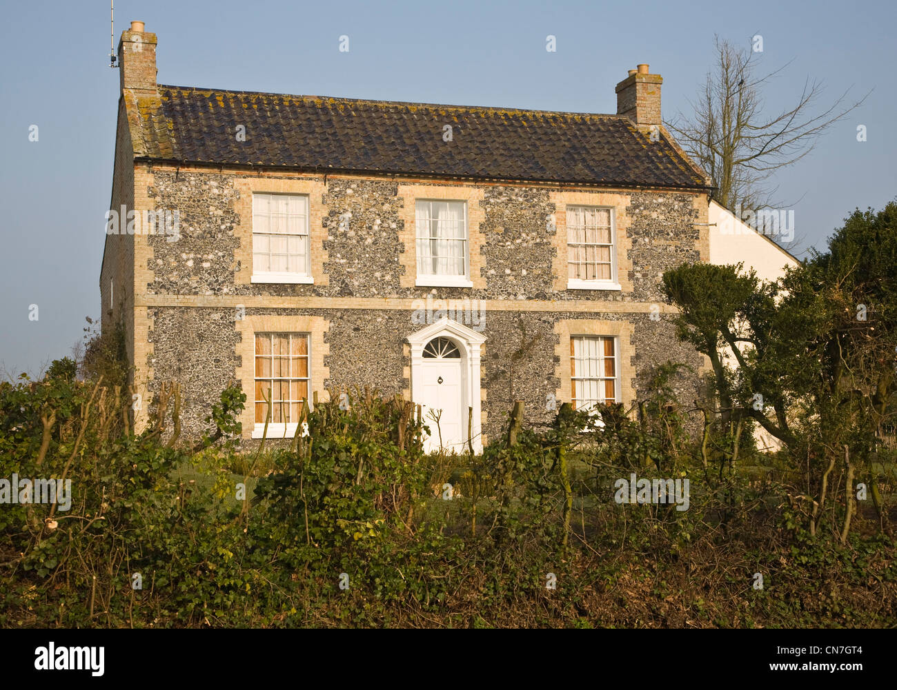 Detached country house Great Glemham, Suffolk, England Stock Photo