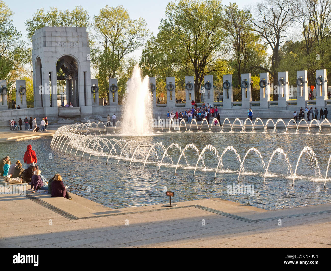 National world war ii memorial in washington dc stock photo alamy