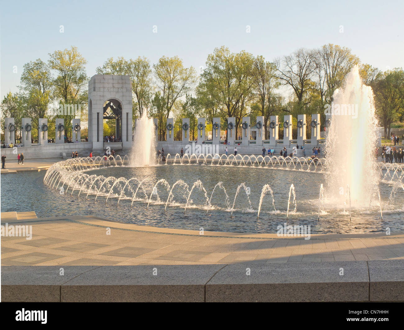 National World War II Memorial in Washington DC Stock Photo - Alamy