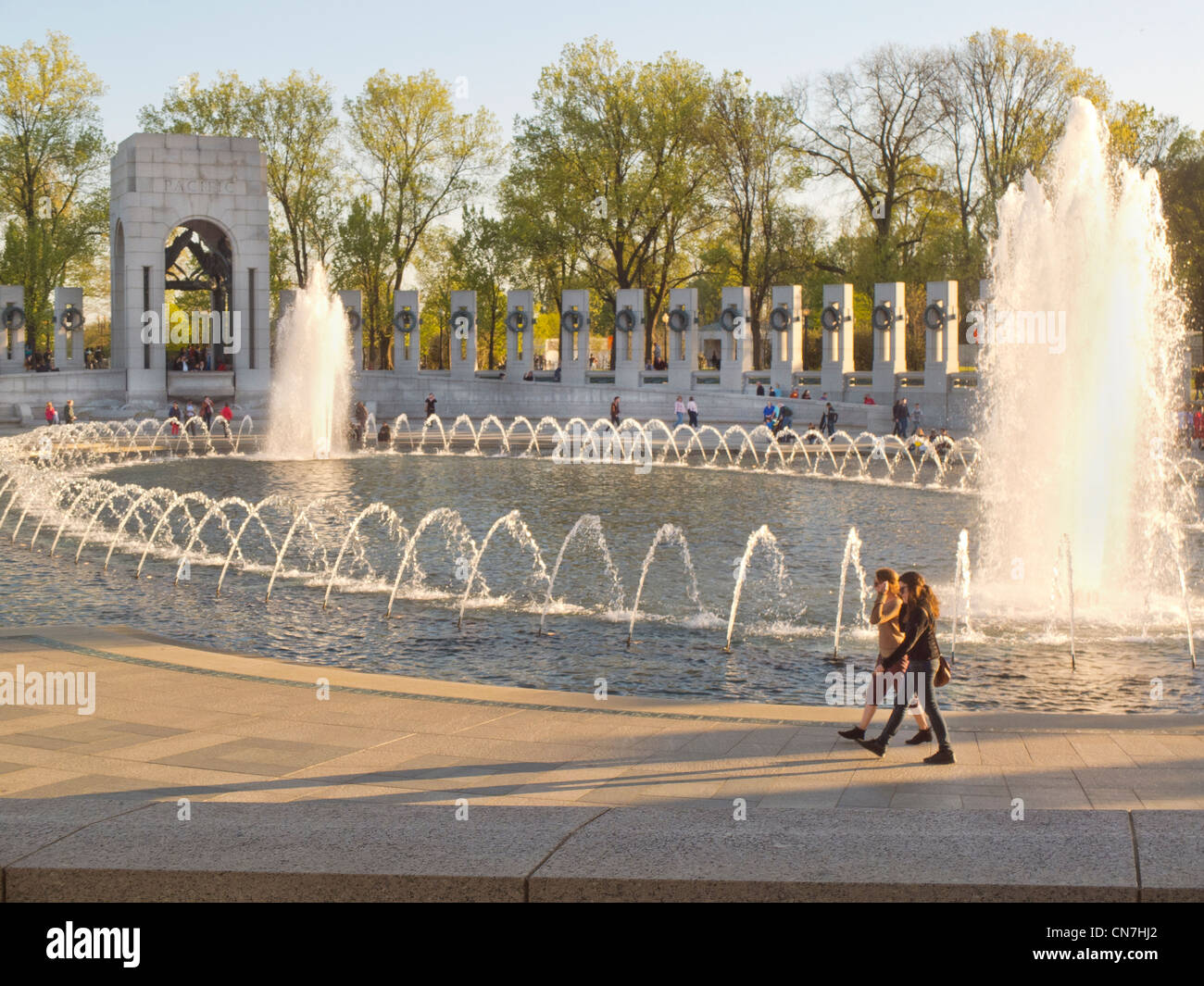 National World War II Memorial in Washington DC Stock Photo - Alamy