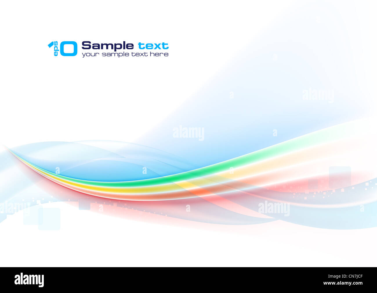 Abstract wave on white background Stock Photo - Alamy