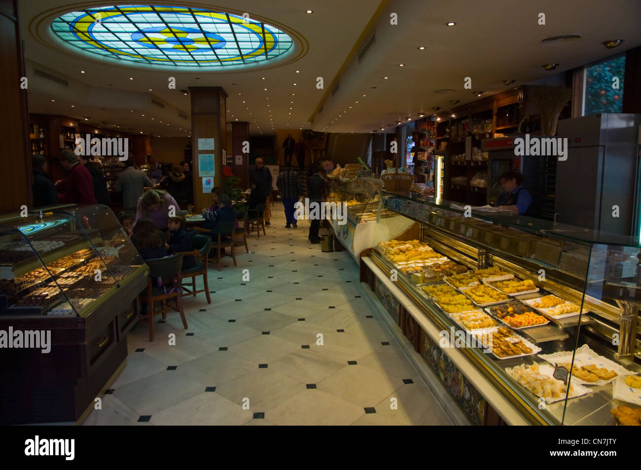 Horno san Buenaventura cafe restaurant central Seville Andalusia Spain  Stock Photo - Alamy