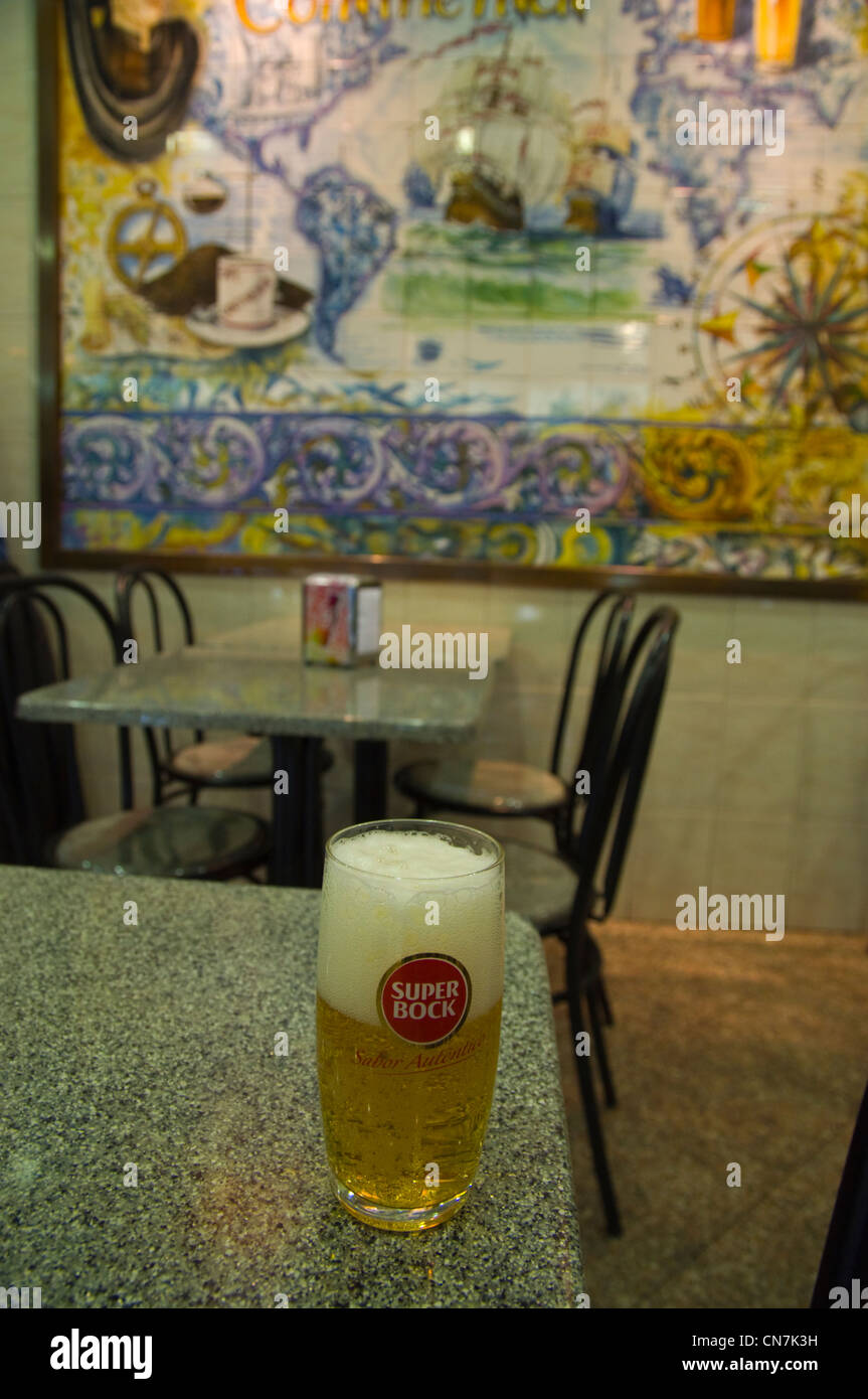 SuperBock local beer Lisbon Portugal Europe Stock Photo Alamy