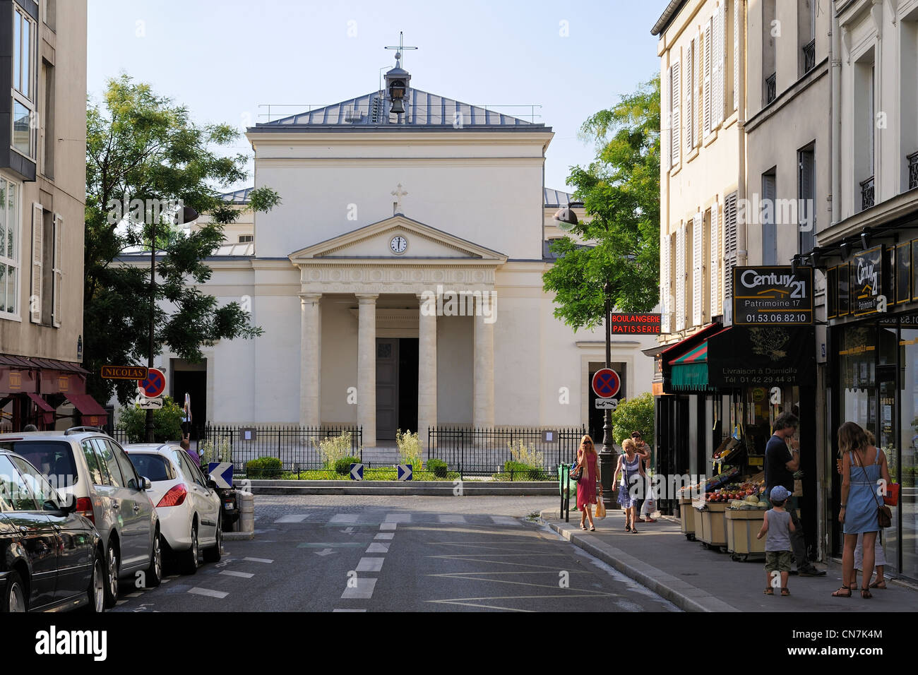 France, Paris, Sainte Marie des Batignolles church Stock Photo Alamy