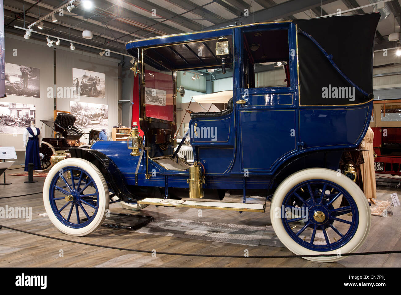 1907 Franklin Type D Landaulette. Fountainhead Antique Auto Museum. Fairbanks. Alaska. USA Stock Photo