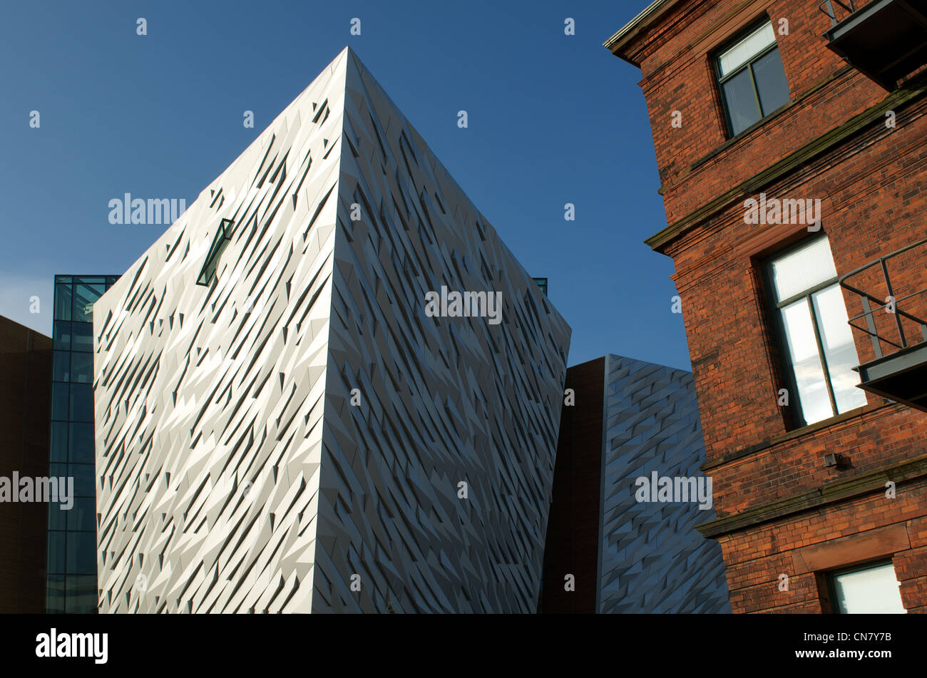 Titanic Signature Building Stock Photo