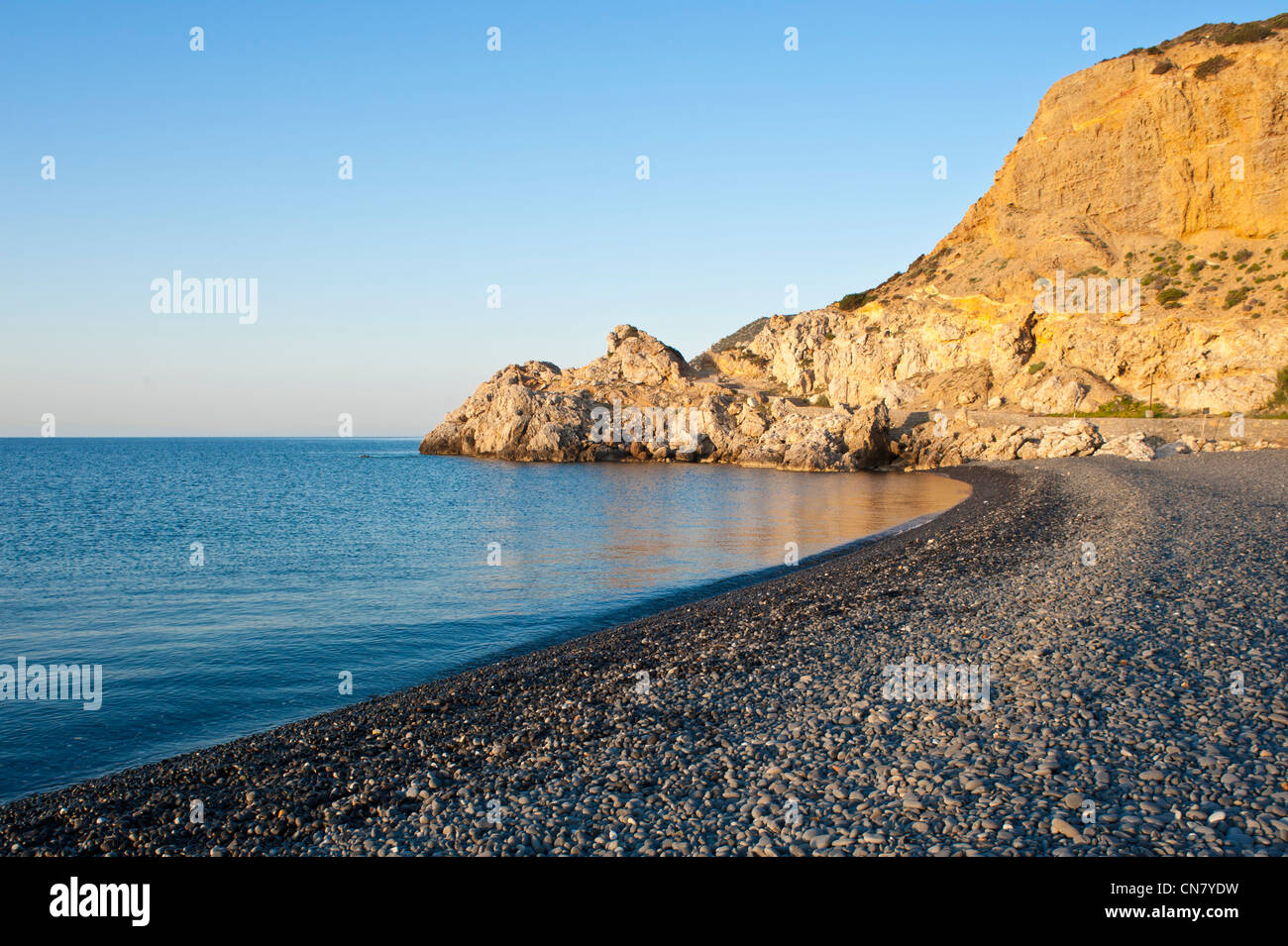 Greece Chios Island Emporio The Black Pebble Beach Of Mavra Volia Greece Chios Island Emporio The Black Pebble Beach Of Mavra Volia