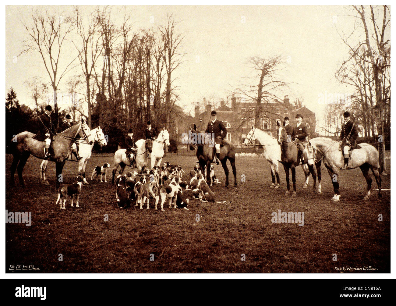 1905 Atherstone hunt Stock Photo