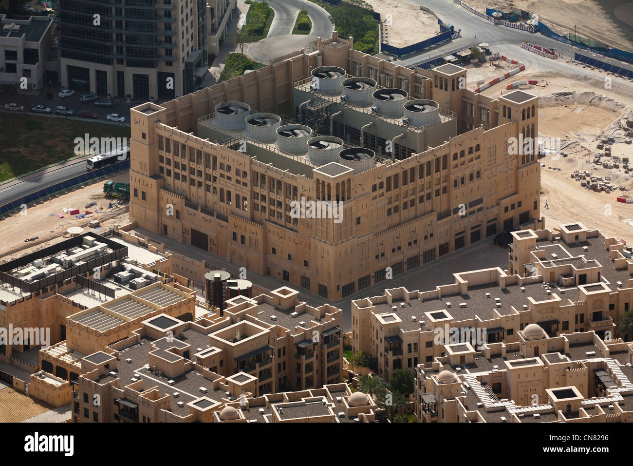 The building housing the district cooling of the "Old Town area", in
