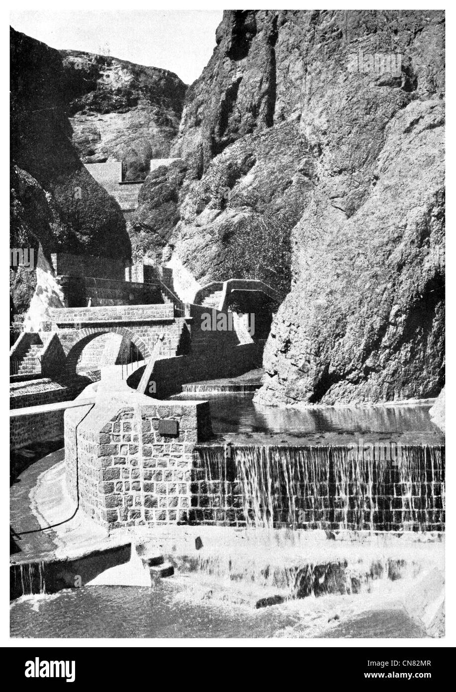 1917  Aden Fresh Water Stock Photo