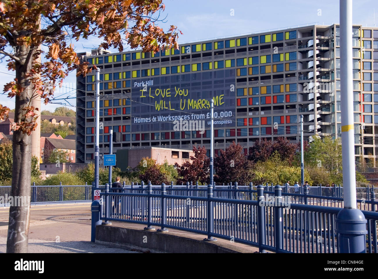 Sheffield park hill i love you hires stock photography and images Alamy