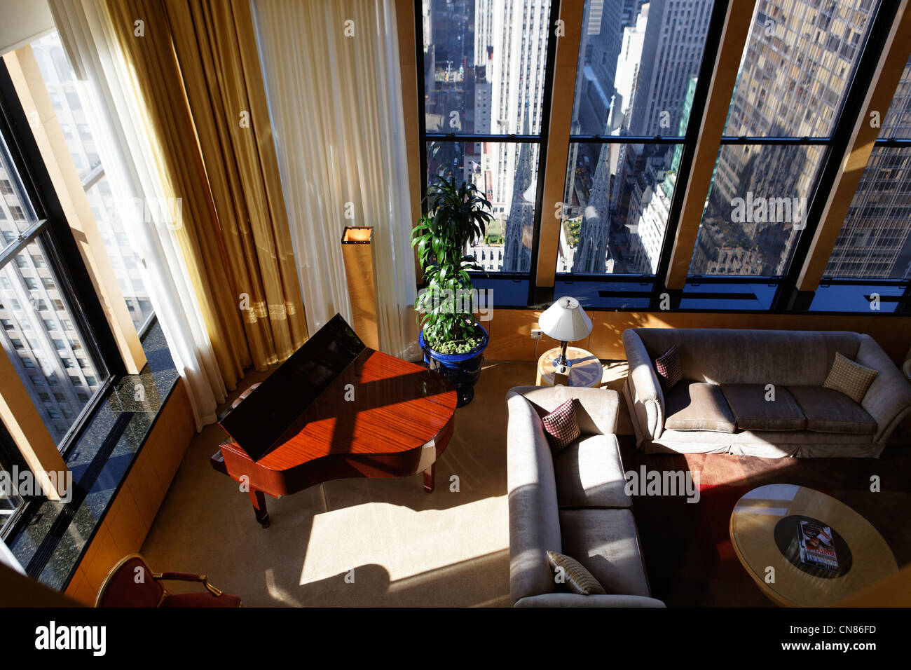 New york city penthouse interior hi-res stock photography and images ... - Penthouse Suite Hotels In New York City