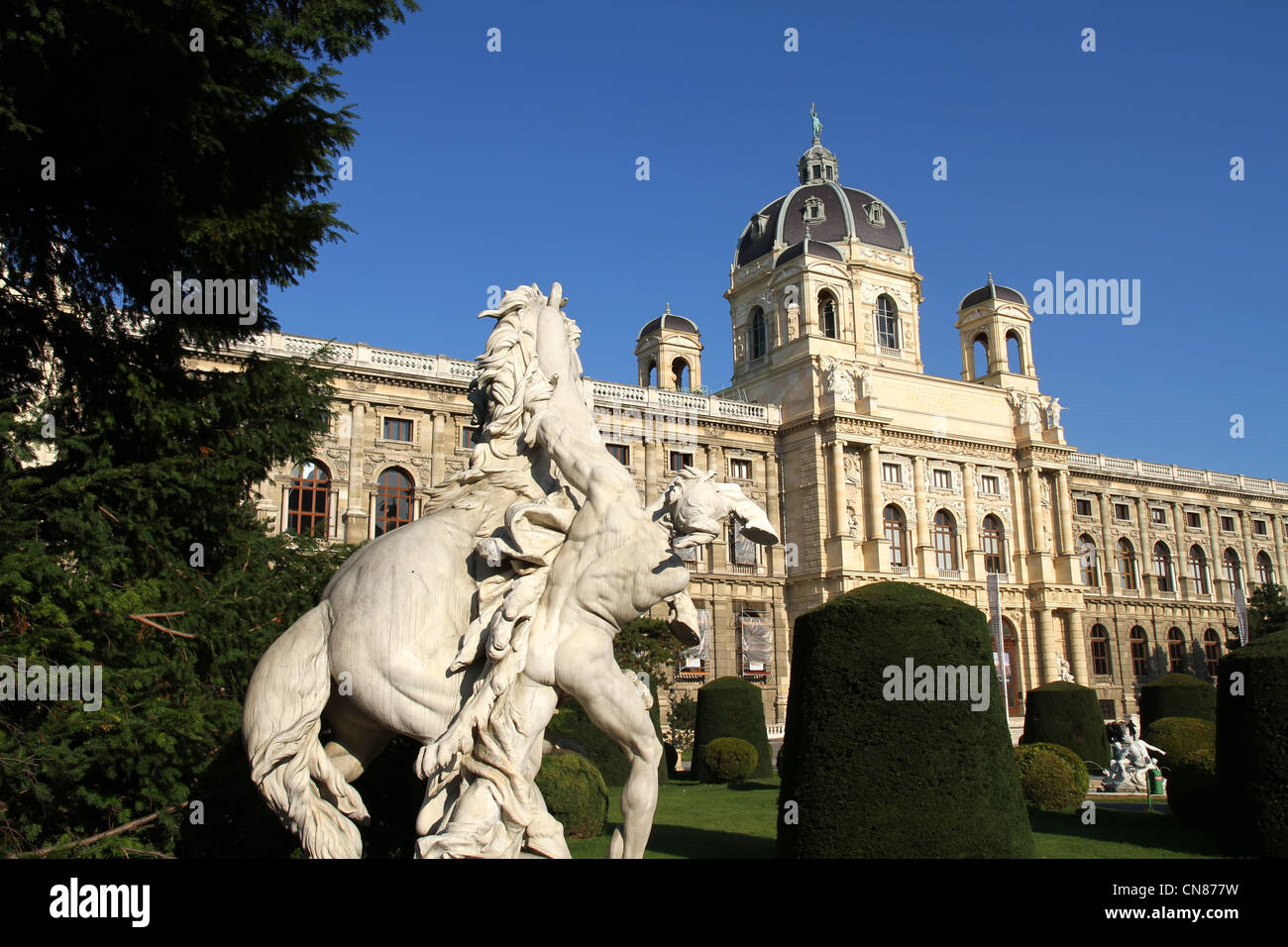 The Museum of Natural Historyin Vienna. Stock Photo