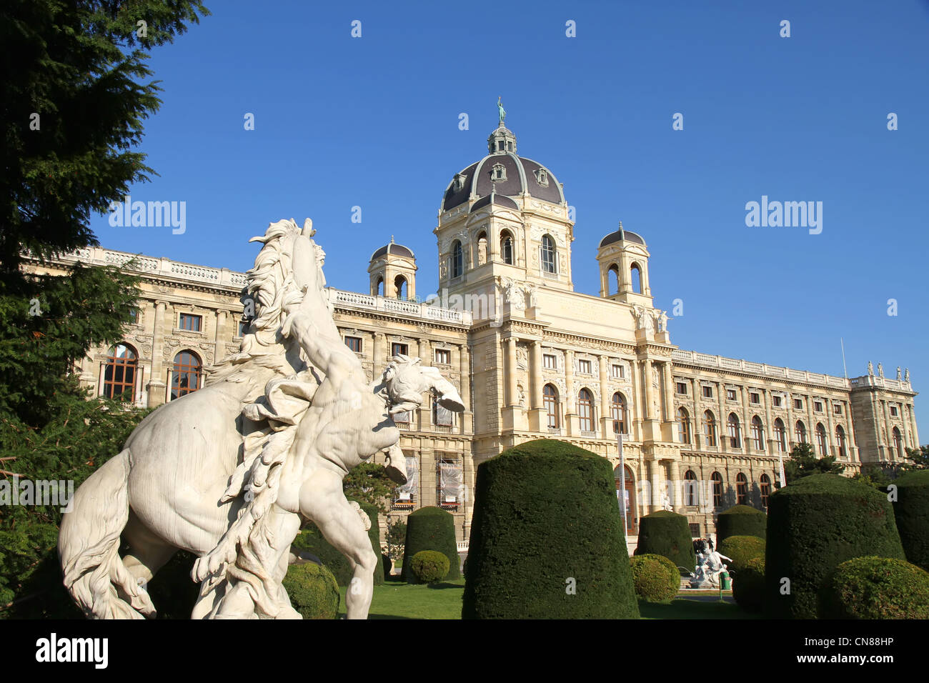 The Museum of Natural Historyin Vienna. Stock Photo