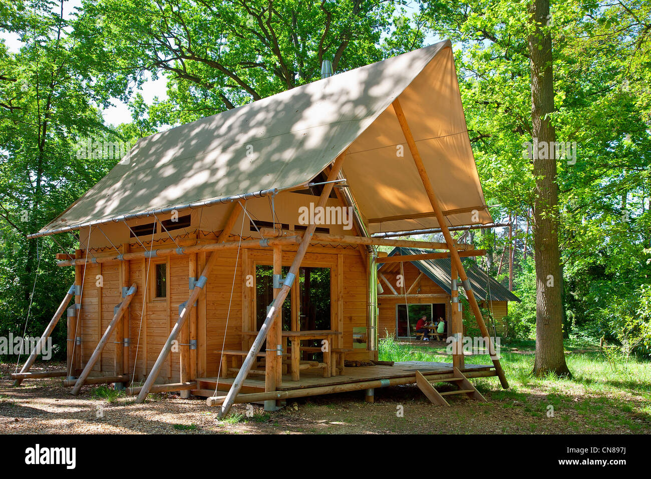 Huttopia camping hi-res stock photography and images - Alamy