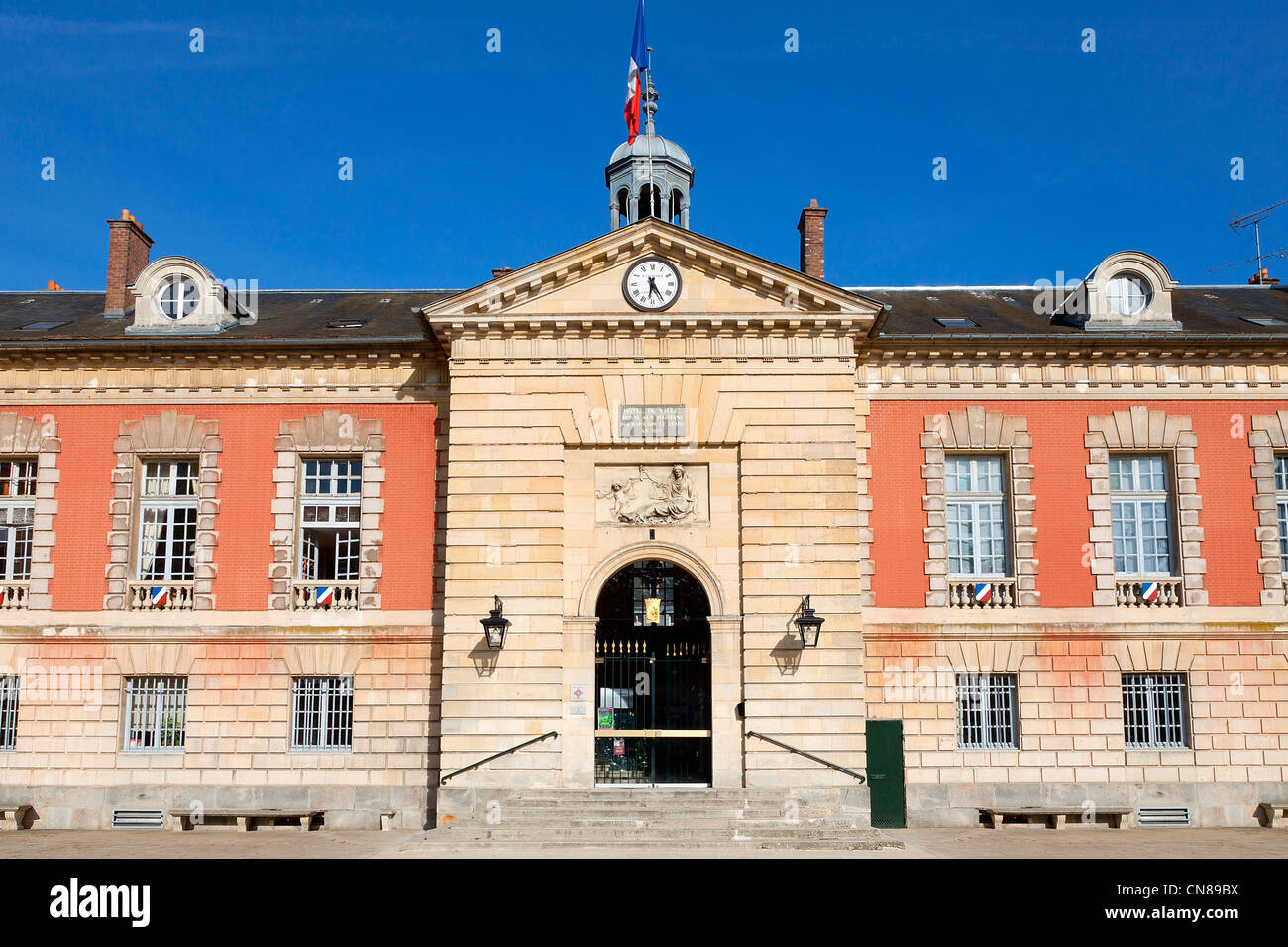 France, Yvelines, Rambouillet, the City Hall Stock Photo