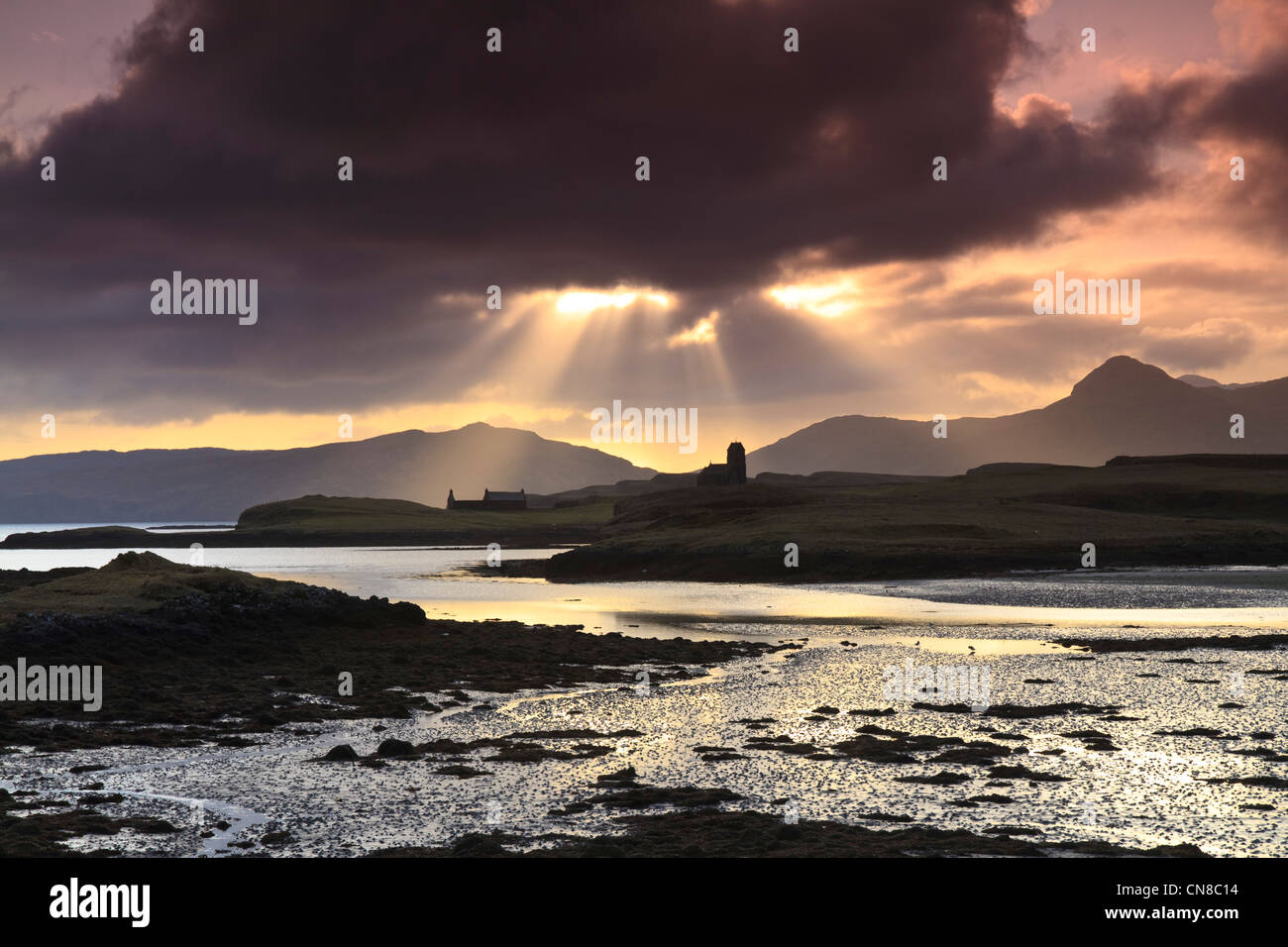 Isle of Canna Scotland Stock Photo