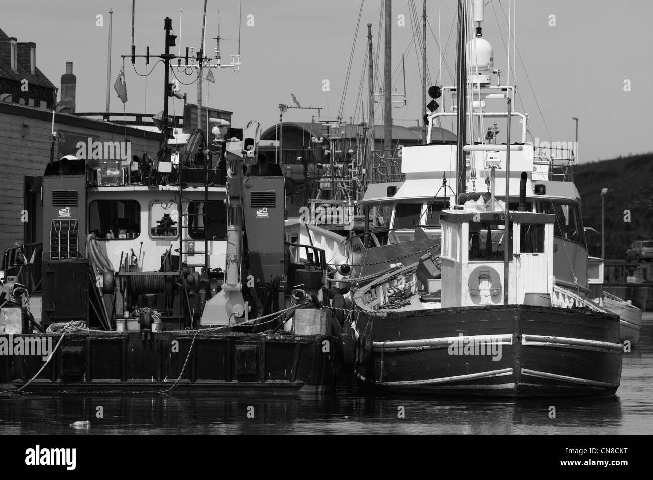 Trawler fishing eyemouth Black and White Stock Photos & Images Alamy