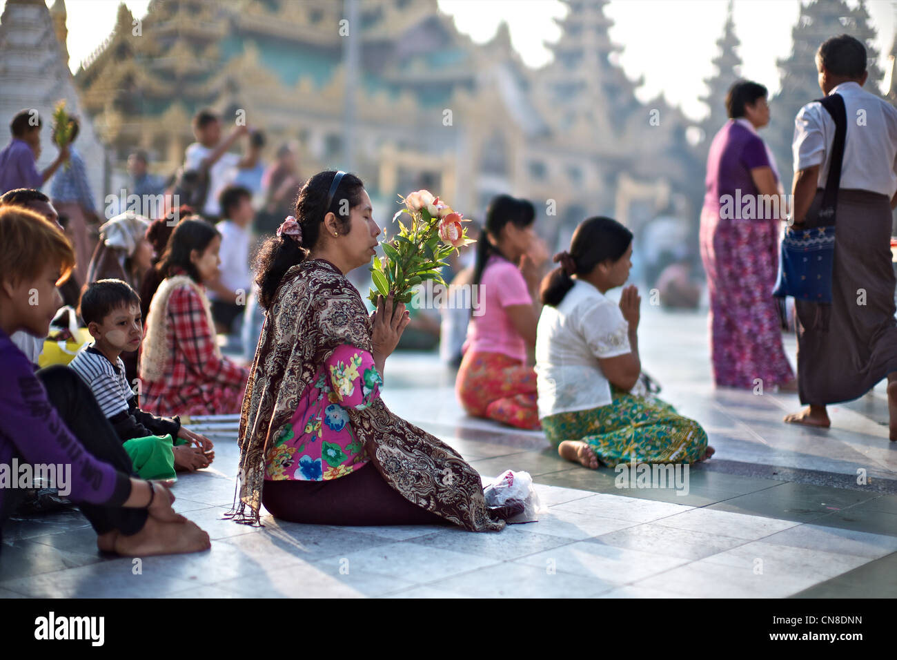 Woman Kneeling To Pray High Resolution Stock Photography and Images - Alamy