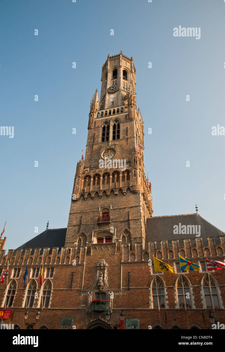 Belfry of Bruges, Belgium Stock Photo - Alamy