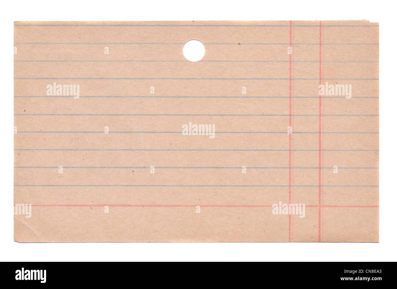 isolated on white old library boks file-cabinet card Stock Photo