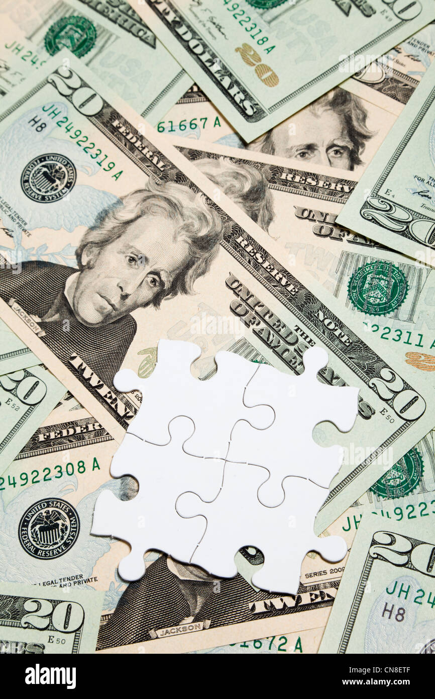 Dollar puzzle hires stock photography and images Alamy