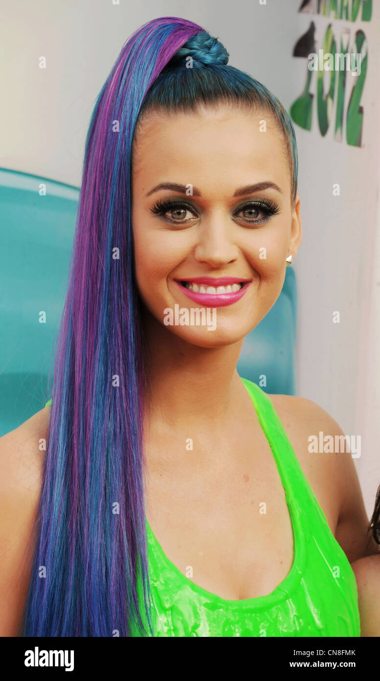 KATY PERRY US singer in March 2012. Photo Jeffrey Mayer Stock Photo