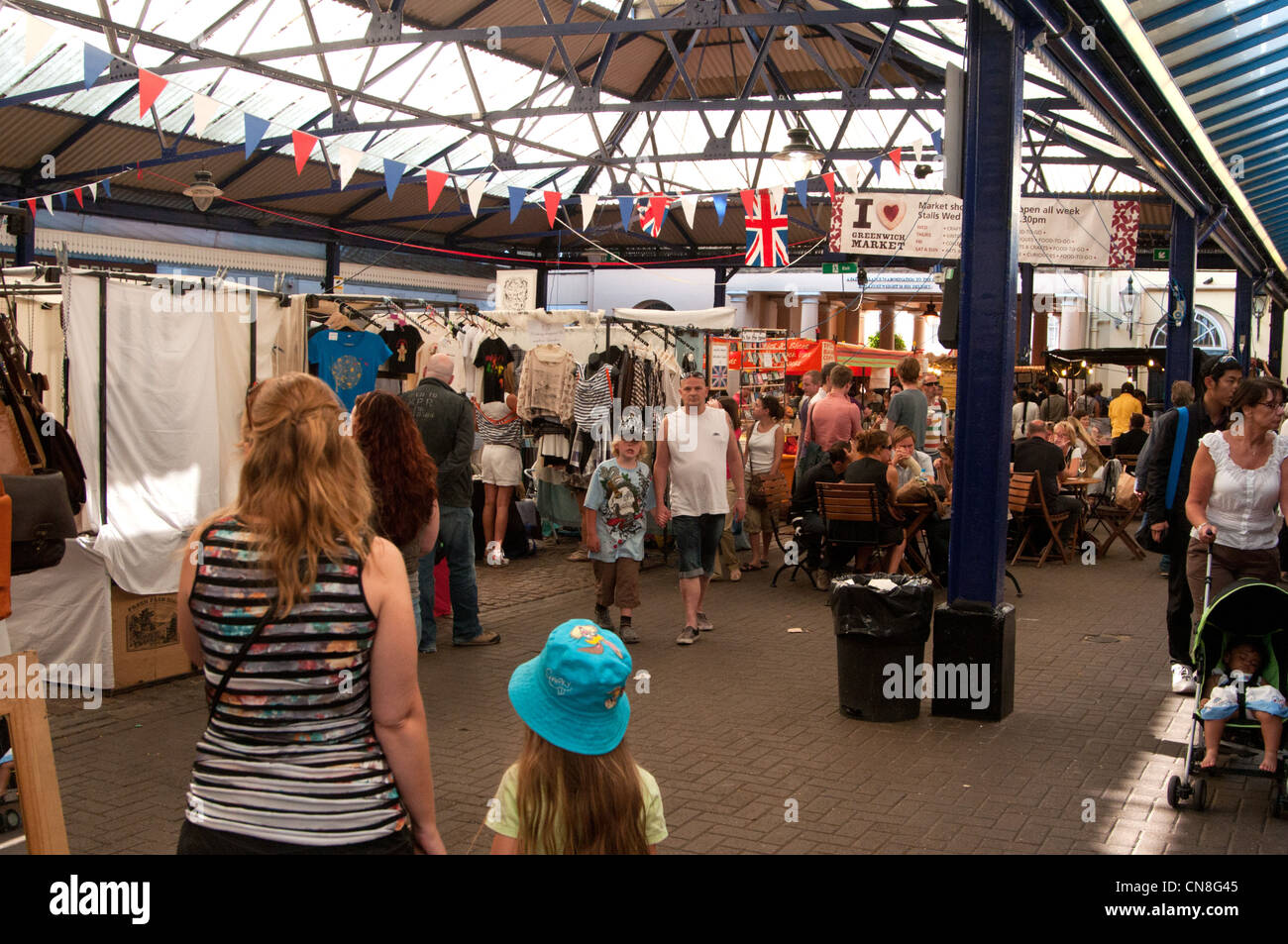Greenwich market, London Stock Photo Alamy