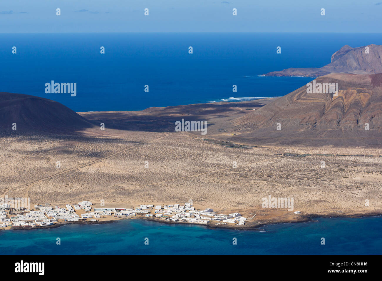 Lanzarote, Canary Islands - Isla de la Graciosa. View from the Mirador ...