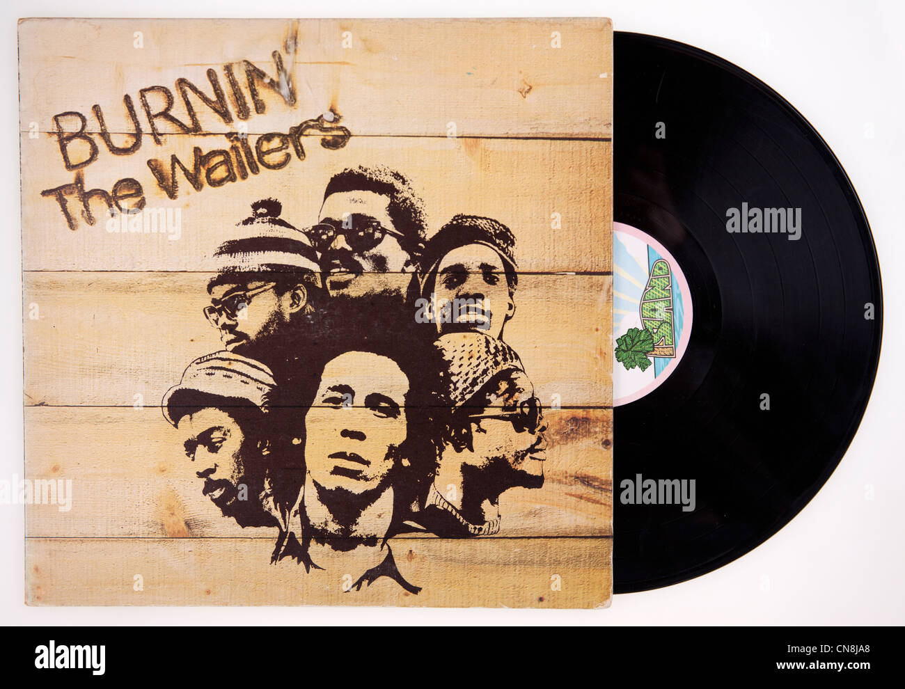 Cover of vinyl album Burnin' by Bob Marley & The Wailers, released Stock Photo ...1300 x 990