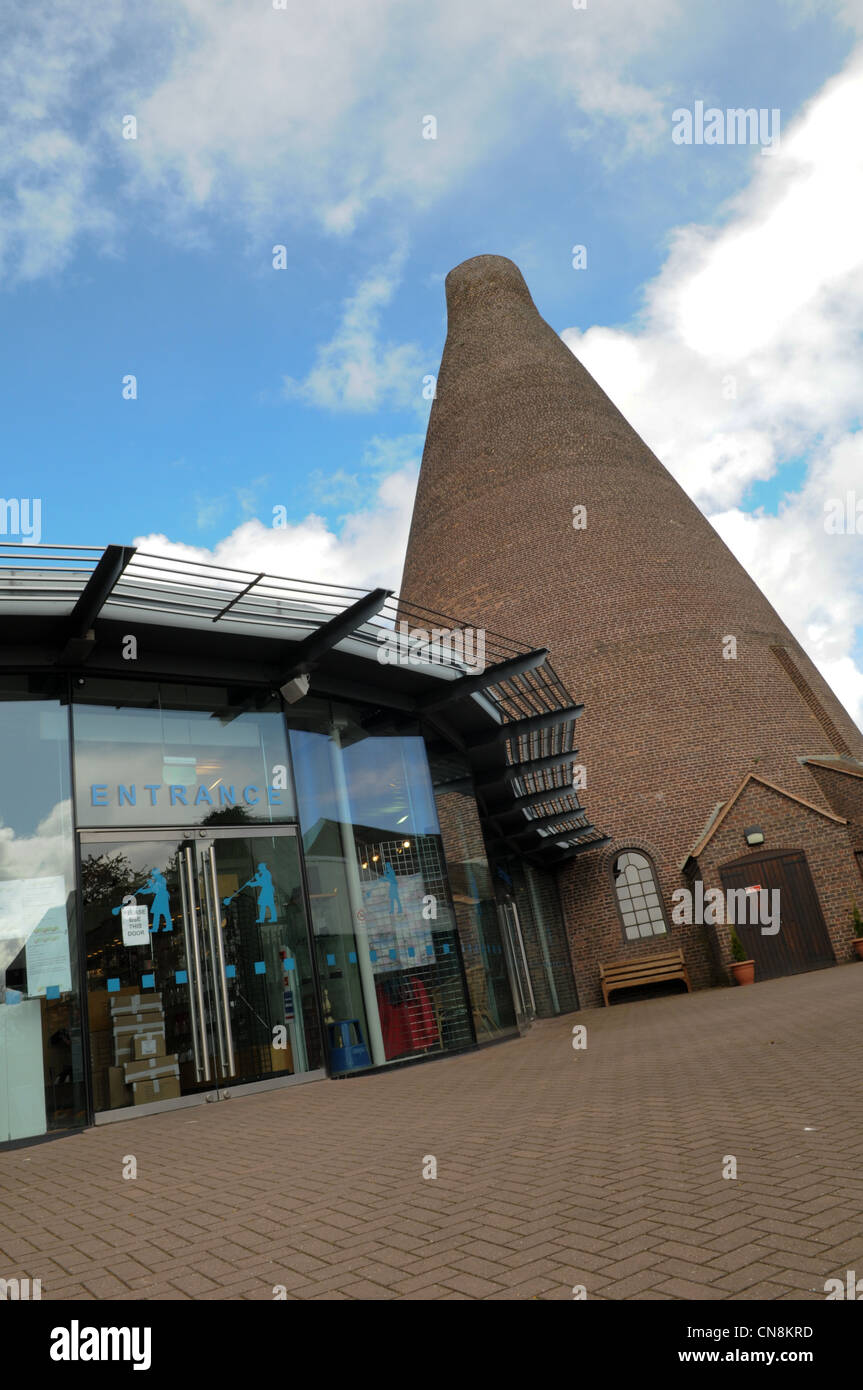 The Red House Glass Cone, museum in Stourbridge with its iconic