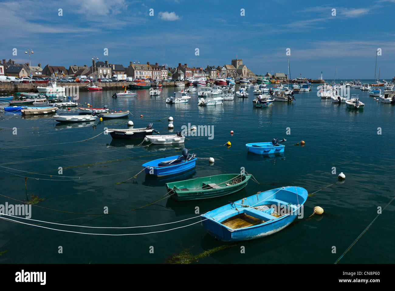 France, Manche, Barfleur, labelled Les Plus Beaux Villages de France