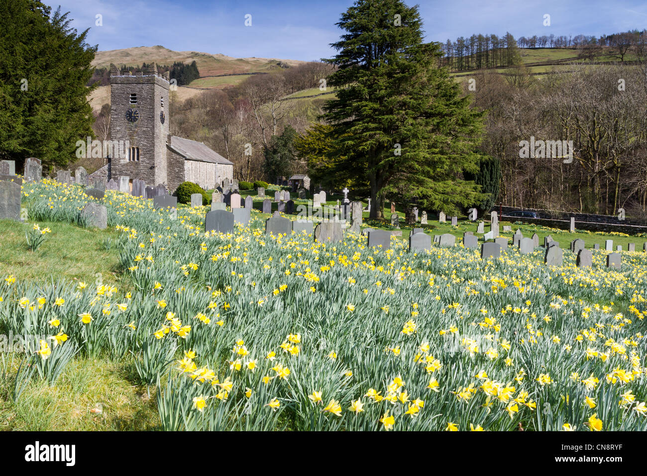 Jesus Church Troutbeck, the Lake District Stock Photo Alamy