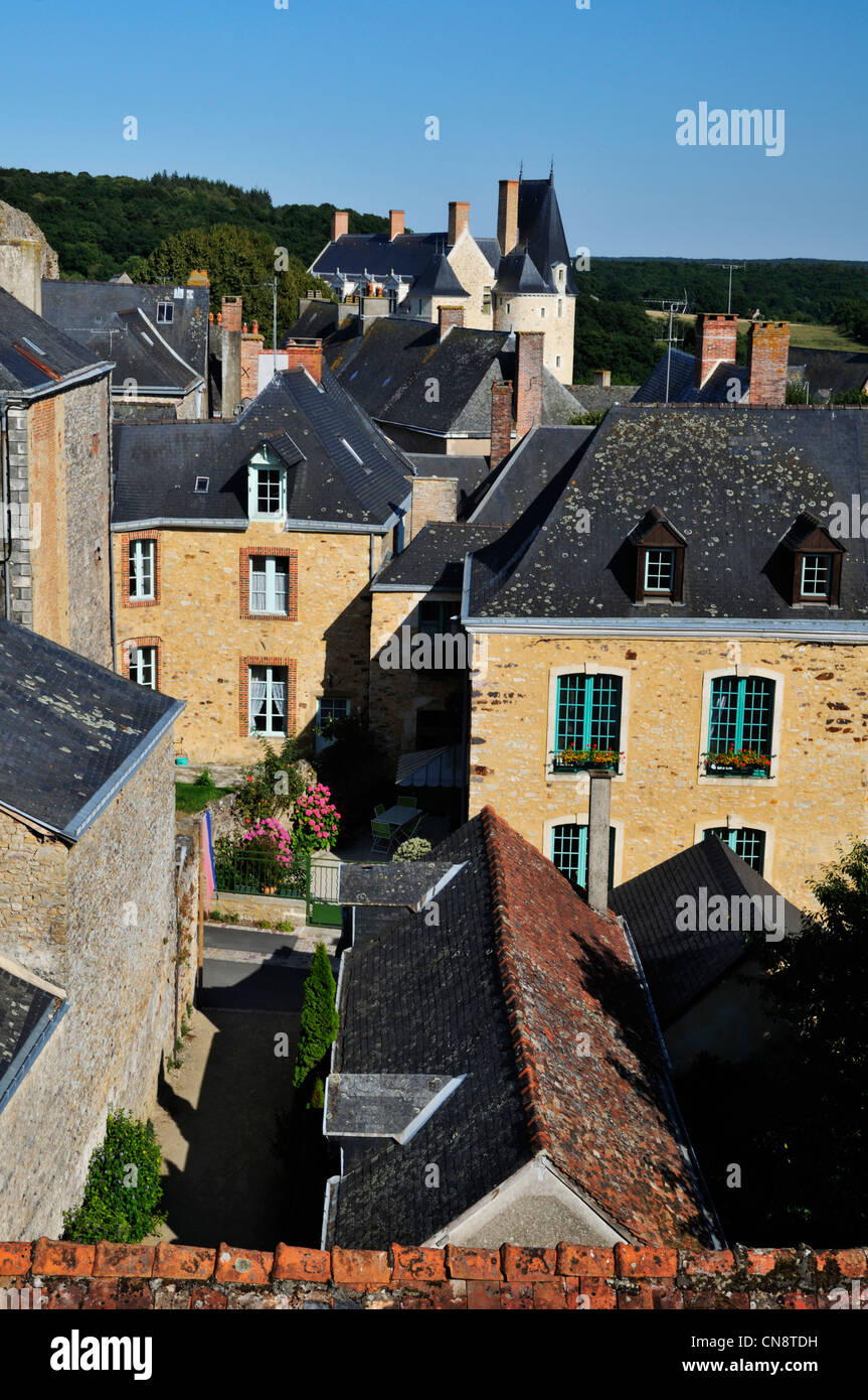 France, Mayenne, Sainte Suzanne, labelled Les Plus Beaux Villages de France (The Most Beautiful