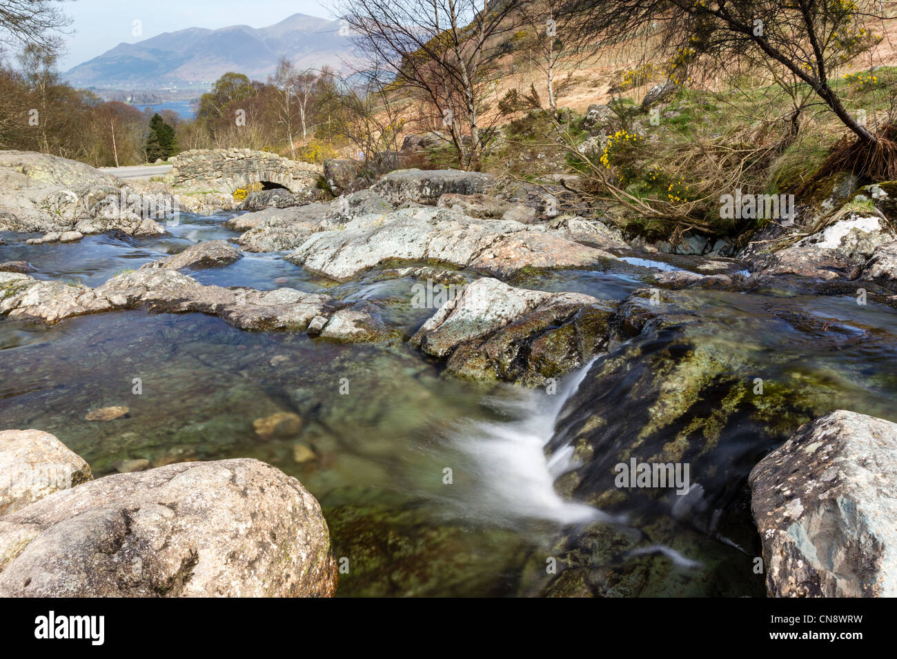 Ashness Bridge, near Keswick in the Lake District Stock Photo Alamy
